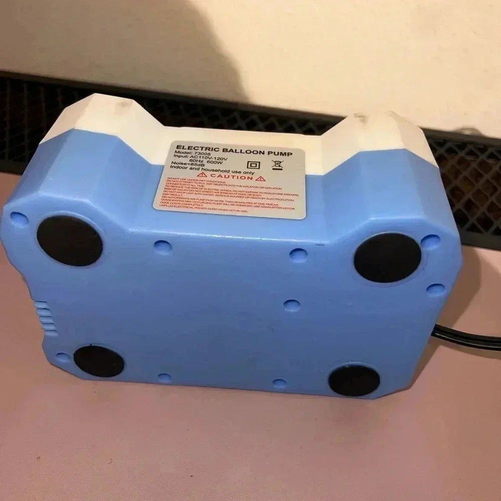 110V 220V 600W Doble Hole Balloon Inflator Home Use Portable Mini Inflator Works